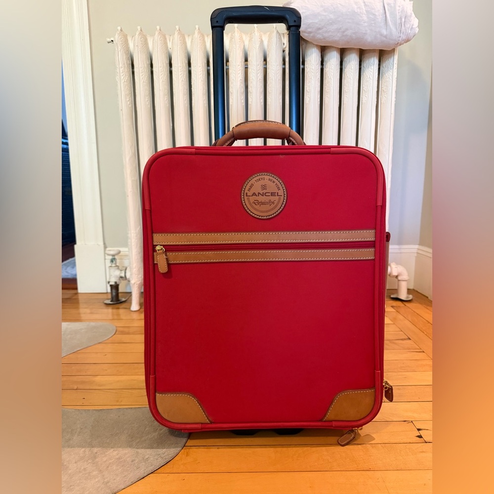 Vintage Lancel Roll Aboard Suitcase